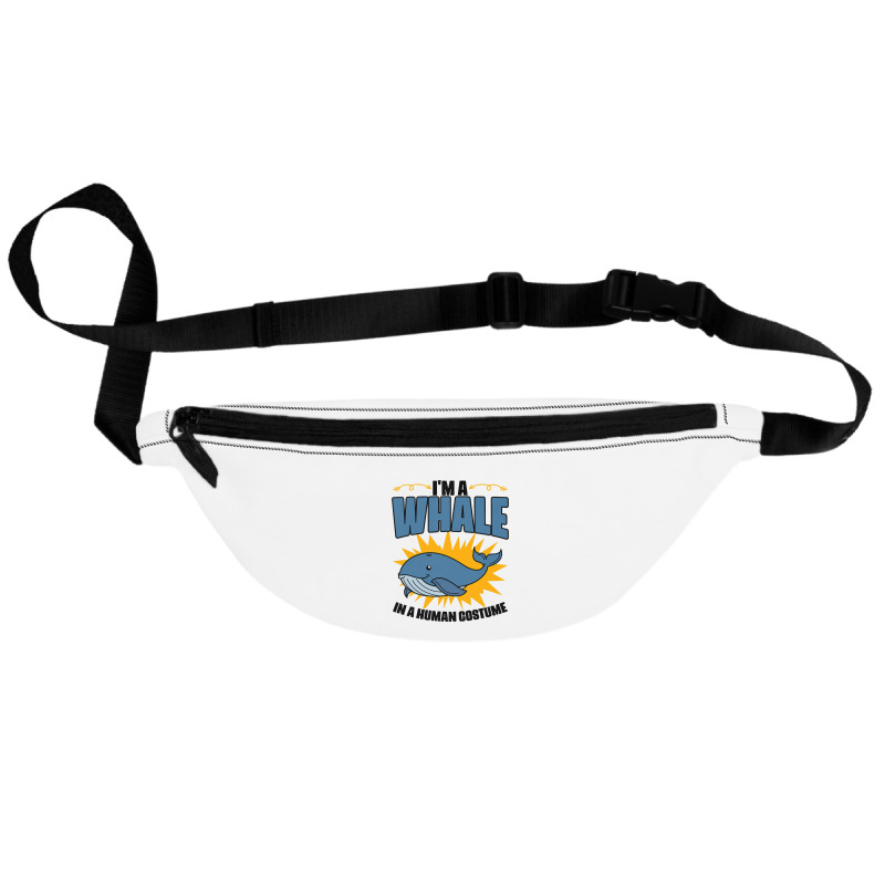 Im A Whale In A Human Costume Sea Life Marine Biol Fanny Pack | Artistshot