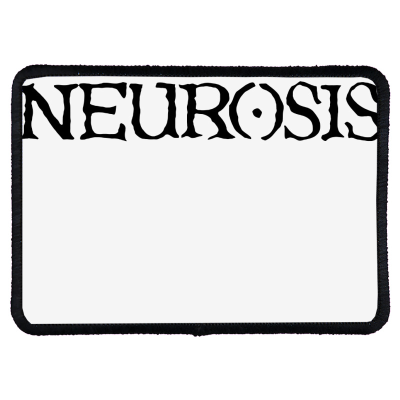 Neurosis | Black Design Rectangle Patch | Artistshot