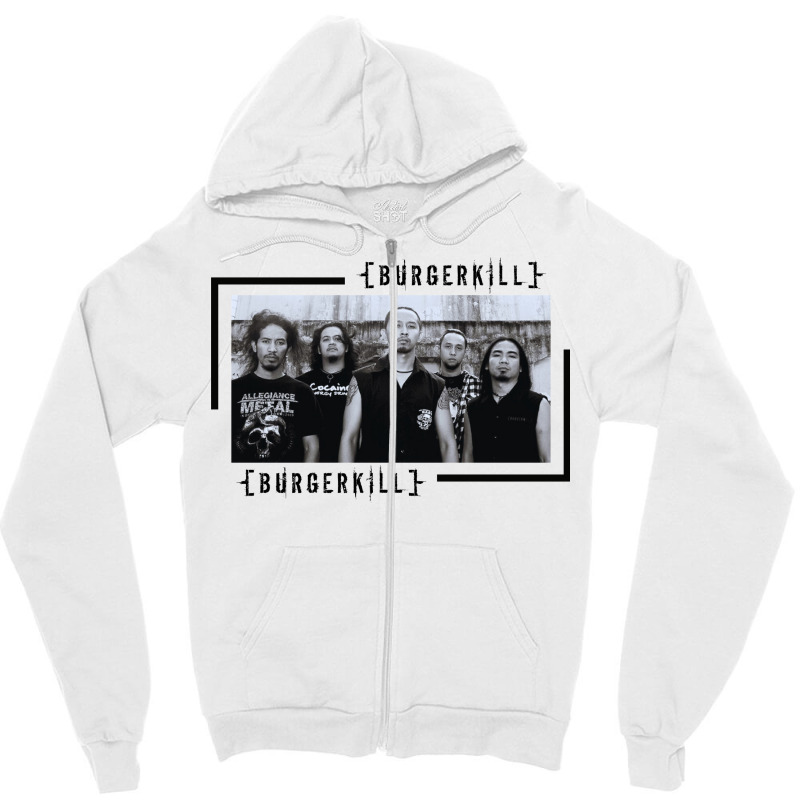 [burgerkill} Zipper Hoodie by music_online | Artistshot