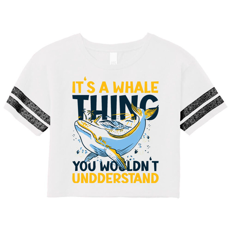 Its A Whale Thing You Wourldnt Understand With A W Scorecard Crop Tee by MATTHEWSEARCE | Artistshot