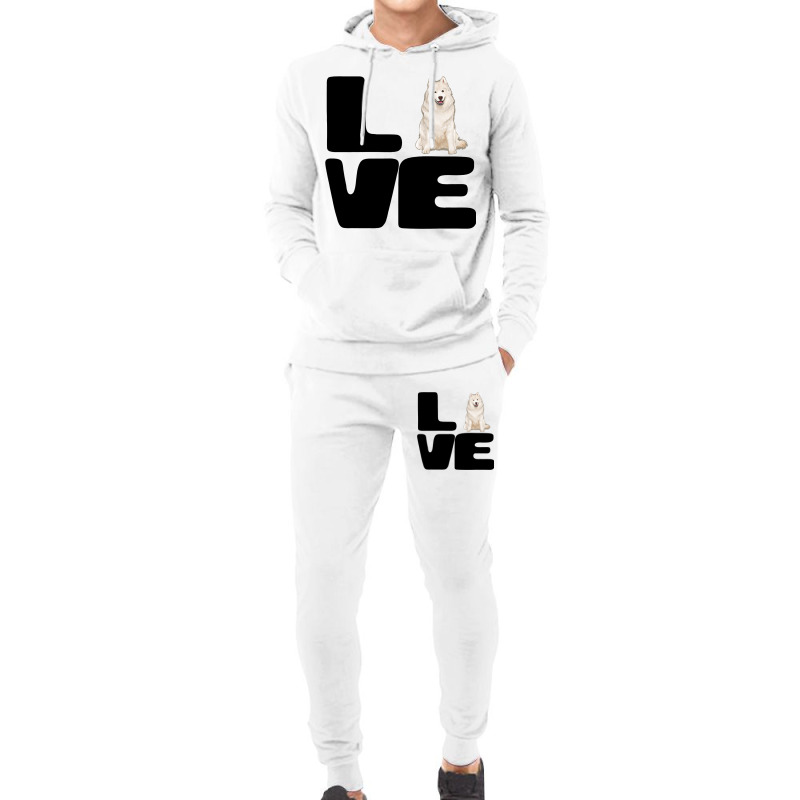 Love My Samoyed Dog Lover Gift Hoodie & Jogger Set | Artistshot