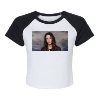 Alanis Morissette Remember Jagged Little Raglan Crop Top | Artistshot