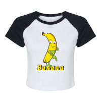 Banana 7 Raglan Crop Top | Artistshot