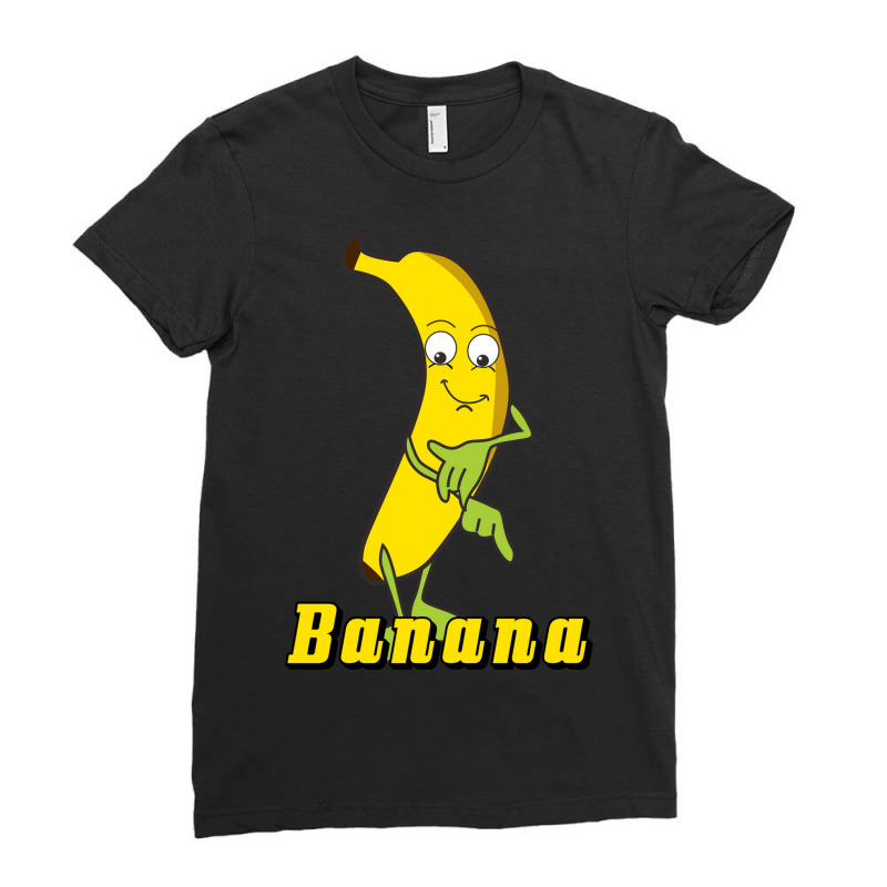 Banana 7 Ladies Fitted T-Shirt by pottshazel34 | Artistshot