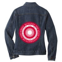 Rutgers University Ladies Denim Jacket | Artistshot