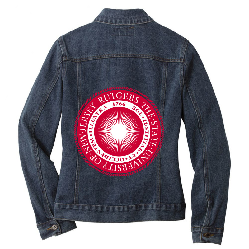 Rutgers University Ladies Denim Jacket by priokhard | Artistshot