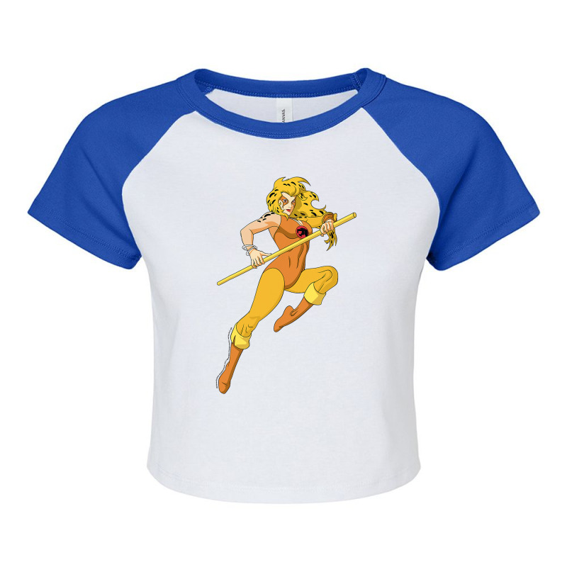 Thundercats Cheetara Portrait Raglan Crop Top by time5803 | Artistshot