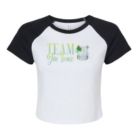 Hen Party Team Gin Tonic Cocktail For Bartender T Shirt Raglan Crop Top | Artistshot