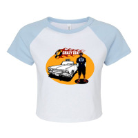 Crazy Taxi Car Movie Raglan Crop Top | Artistshot