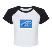 Arc Reactor Humor Raglan Crop Top | Artistshot