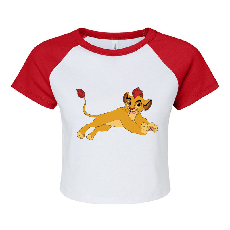 Lion King Raglan Crop Top by nanadesi | Artistshot