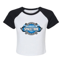 Inspector Spacetime Raglan Crop Top | Artistshot