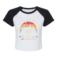 Camping Crew Raglan Crop Top | Artistshot