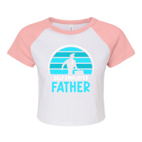 Self Employed Father Work Freelancer Job Boss Dad Daddy Papa Long Slee Raglan Crop Top | Artistshot