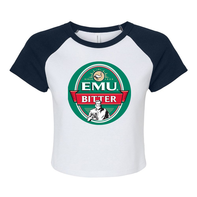 Emu Bitter Beer Local Beer Brewey Raglan Crop Top by JenniferMoquin | Artistshot