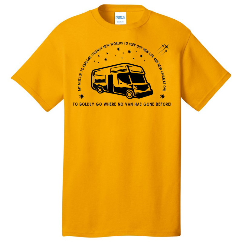 Campervan Epic Adventure T! Fun Graphic Trekkie Stargazer Rv T Shirt Basic T-shirt by KretschmerBridge | Artistshot