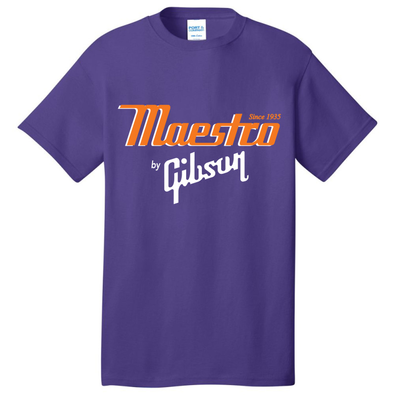 Gibson Guitars Basic T-shirt by Hubnaura | Artistshot