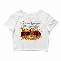 Irish Terrier Pumpkin Vintage Truck Thanksgiving H Crop Top | Artistshot