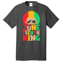 Juneteenth T  Shirt Juneteenth King   19th Of June 1865 Black History Basic T-shirt | Artistshot