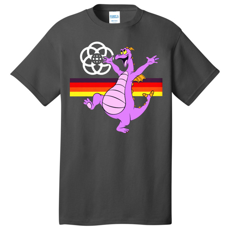 Purple Dragon Of Imagination Basic T-shirt by barbarkah | Artistshot