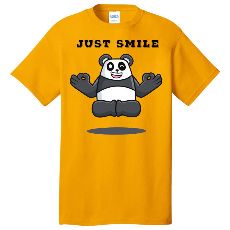 Smiling Friends Just Smil Basic T-shirt | Artistshot