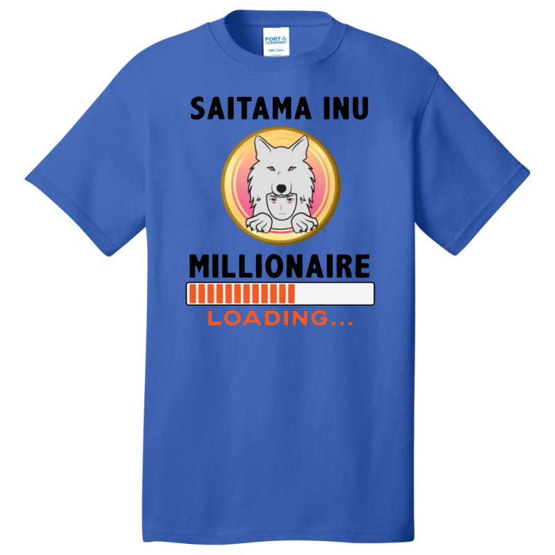 Saitama Inu Coin Crypto Token Millionaire Basic T-shirt by jambudemak | Artistshot