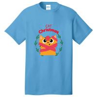 Cat Christmas Basic T-shirt | Artistshot