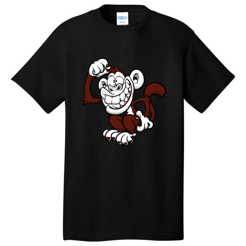 Monkey Cute Basic T-shirt by KimberlyKeiza | Artistshot