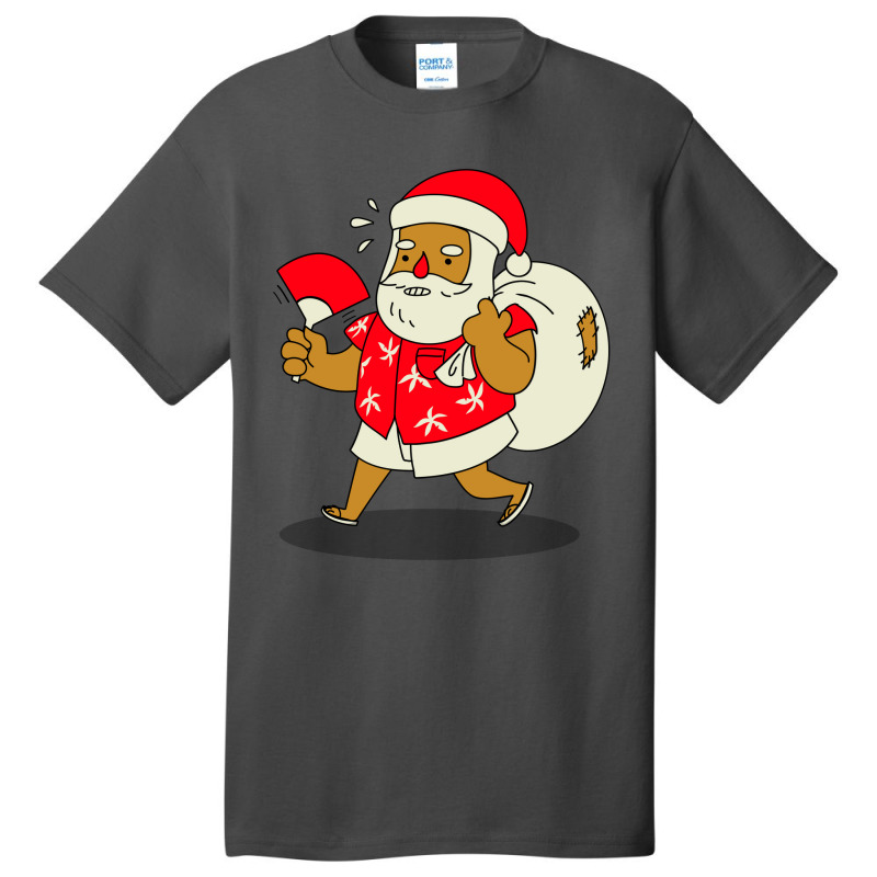 Santa Claus Gift Basic T-shirt by KimberlyKeiza | Artistshot