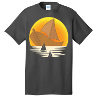 Sailing T  Shirt Sailor Sea Sunset Sail Boat Skipper Sailing T  Shirt Basic T-shirt | Artistshot