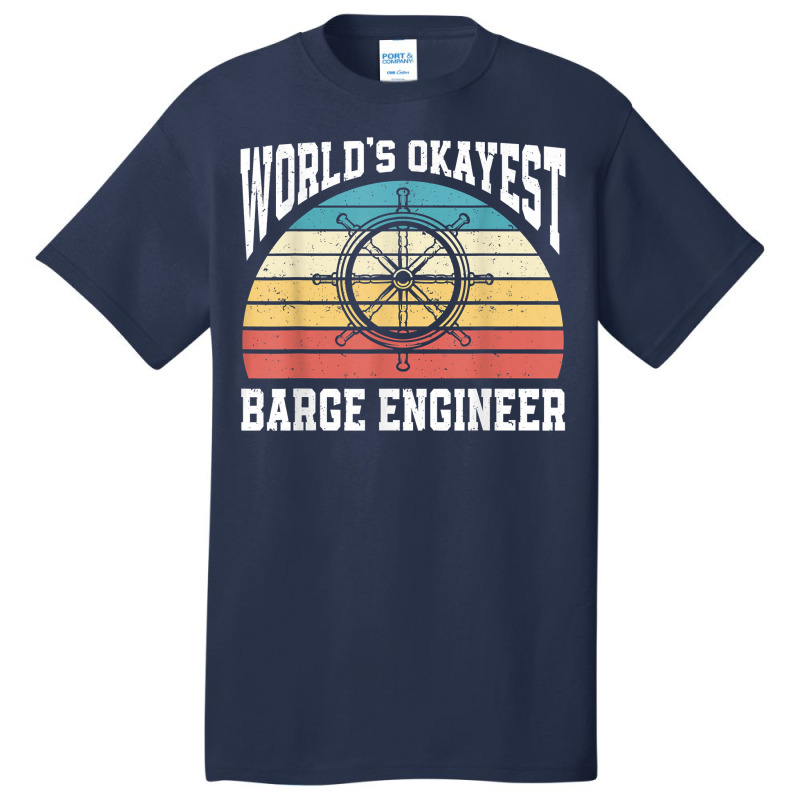 Seaman Sailor Naval Barge Engineer T Shirt Basic T-shirt by Smykowskicalob1991 | Artistshot