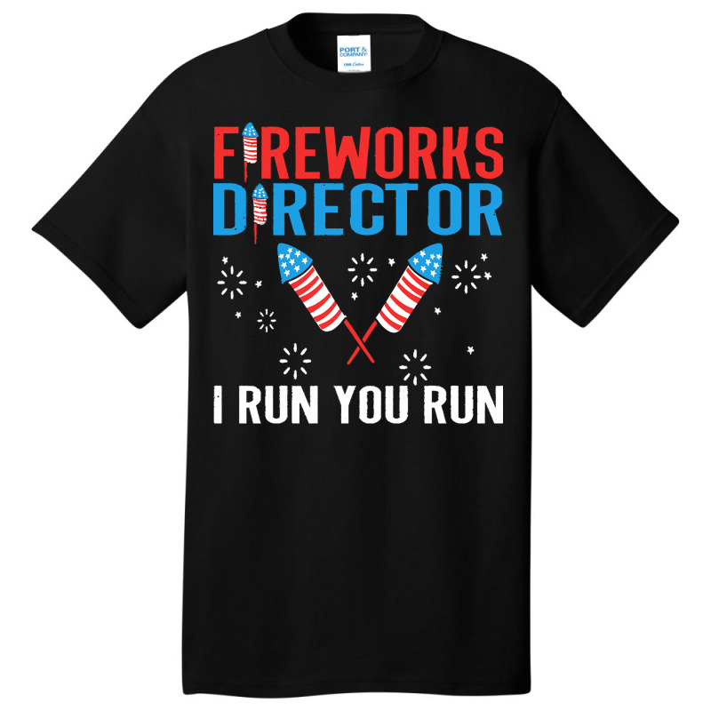 Independence Day T  Shirt Fireworks Director Basic T-shirt by omerschmitt929 | Artistshot