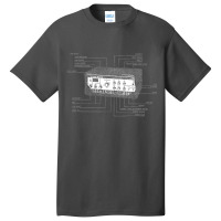 Space Echo Re 201 Faded Vintage Manual Design Basic T-shirt | Artistshot