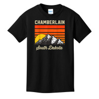 Chamberlain South Dakota Retro Vintage City State Usa T Shirt Basic Youth T-shirt | Artistshot