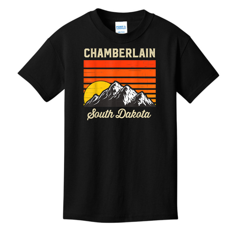 Chamberlain South Dakota Retro Vintage City State Usa T Shirt Basic Youth T-shirt by jermonmccline | Artistshot