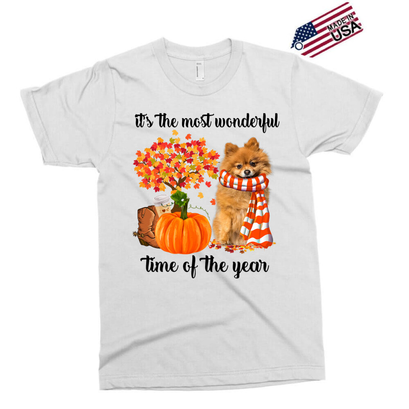 Its The Most Wonderful Time Of The Year Pomeranian Exclusive T-shirt by KaleiaPeckham | Artistshot