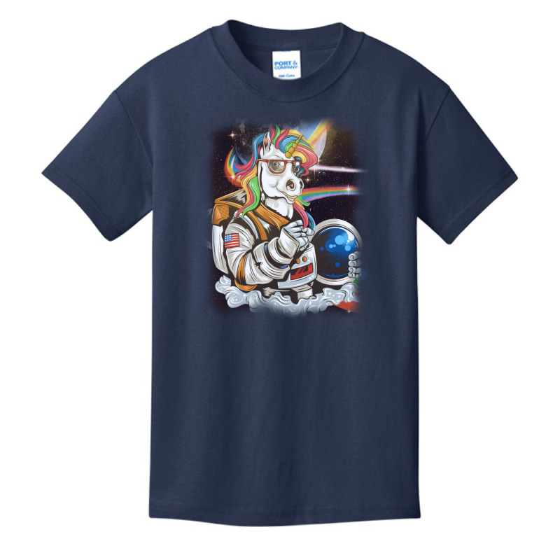 Perfect Astronaut Unicorn In The Space. Basic Youth T-shirt by Maskef tiger | Artistshot