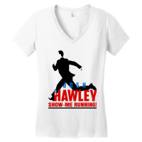 Josh Hawley Run Free Funny Josh Hawley Running 4 Women's V-neck T-shirt | Artistshot