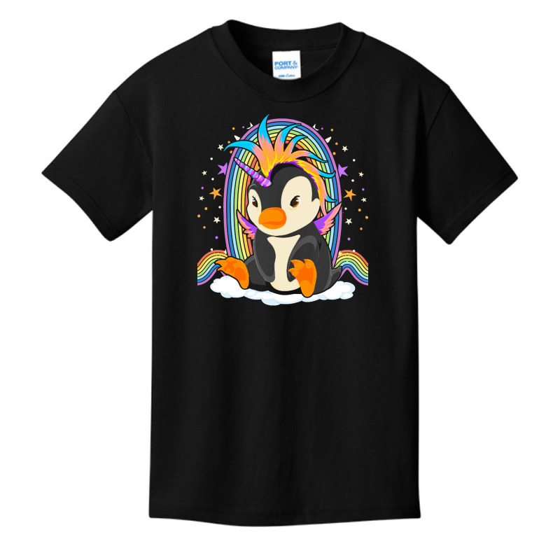 Animal T  Shirt Cute Magical Penguincorn Rainbow Unicorn Penguin Fanta Basic Youth T-shirt by freddy08359 | Artistshot