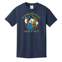 Ducktales Scrooge Mcduck   Bank Of Dad T Shirt Basic Youth T-shirt | Artistshot