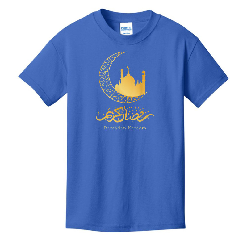 Arabic Ramadan Kareem Decoration Islamic Celebration Basic Youth T-shirt by asilamiraty | Artistshot