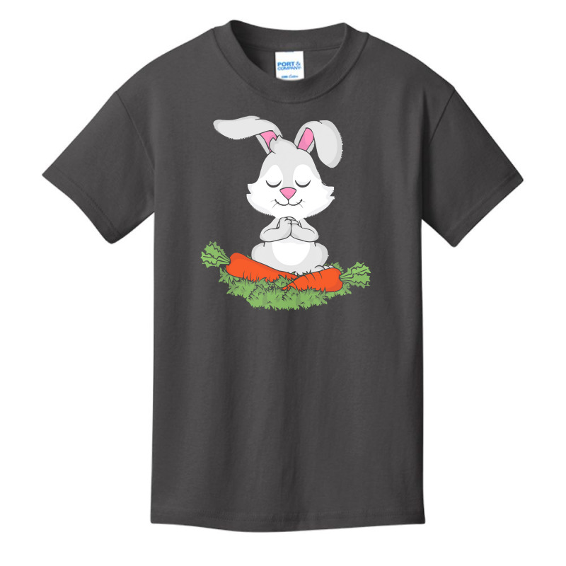 Yoga Gift For Women T  Shirt Rabbit Yoga Lover Women Meditating Gift B Basic Youth T-shirt by alexandraturner348 | Artistshot