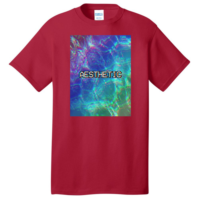 Aesthetic † Seapunk Vhs Ocean Design Basic T-shirt | Artistshot