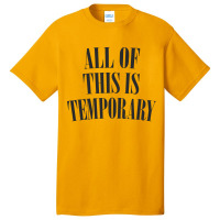 All Of This Is Temporary Basic T-shirt | Artistshot