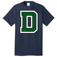 Dartmouth Initials Green D Basic T-shirt | Artistshot