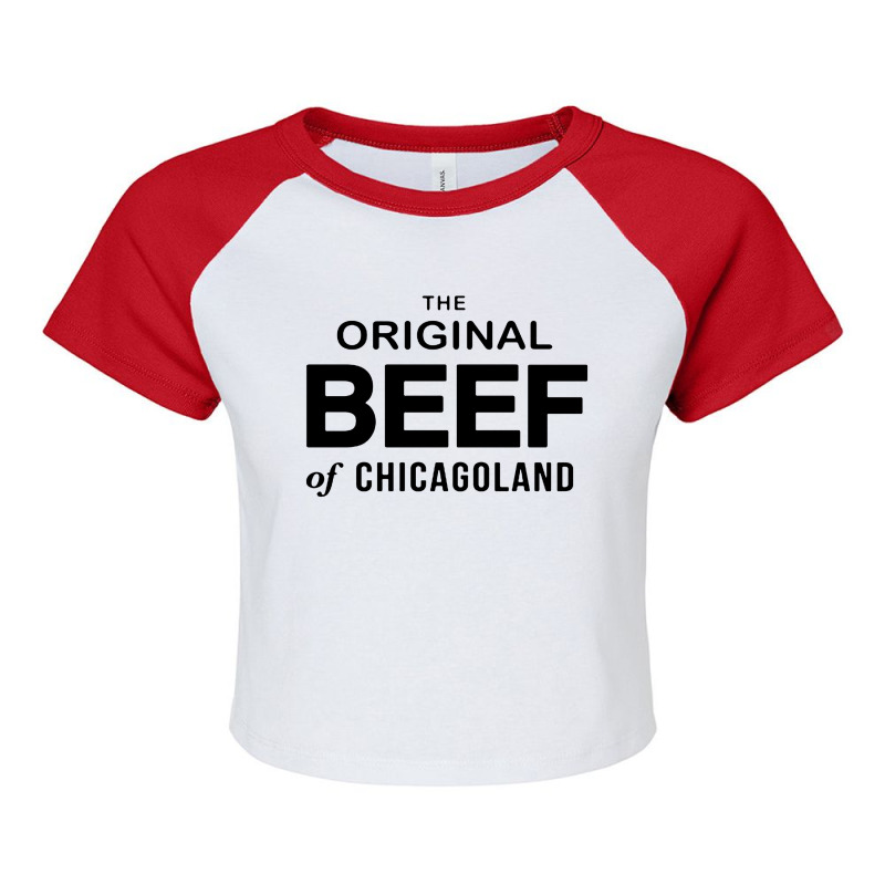 Beef Sandwich Lover Raglan Crop Top | Artistshot