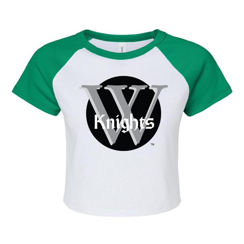 Wartburg College Knights Raglan Crop Top by AmeliaBeatrix | Artistshot