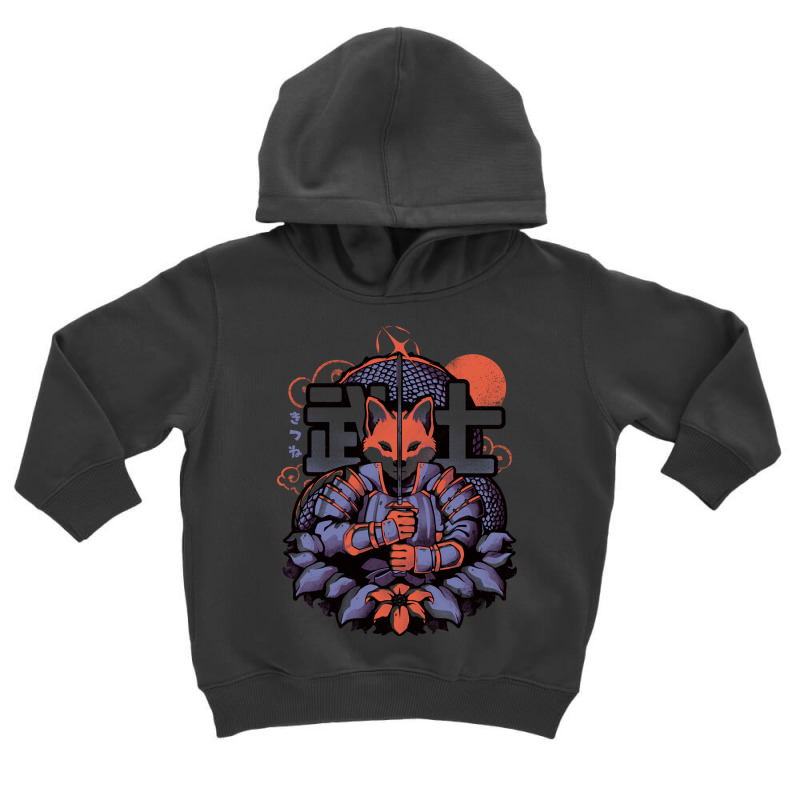 Samurai Fox   Cute Animal Warrior Gift Toddler Hoodie by arif1 | Artistshot