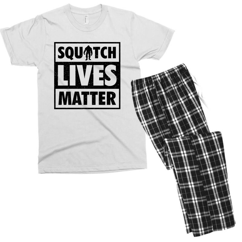 Squatch Lives Matter 2 B Men's T-shirt Pajama Set | Artistshot