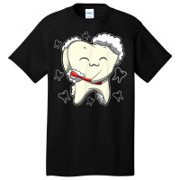 Healthy Teeth   Daily Tooth Brushing   Dentist T Shirt Basic T-shirt | Artistshot